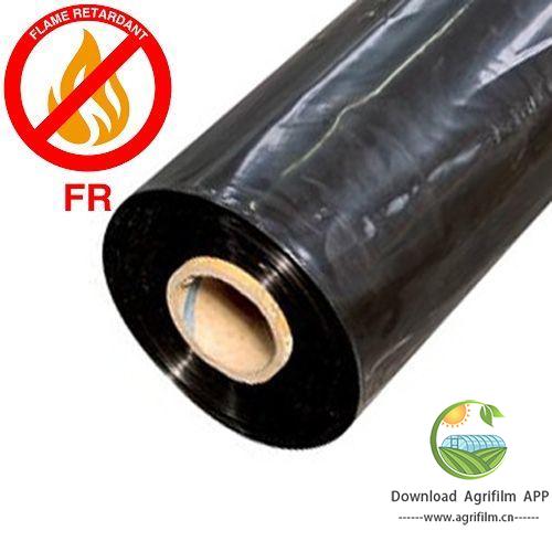 8mil Black Fire Retardant Plastic film sheeting UL94 VTM-0