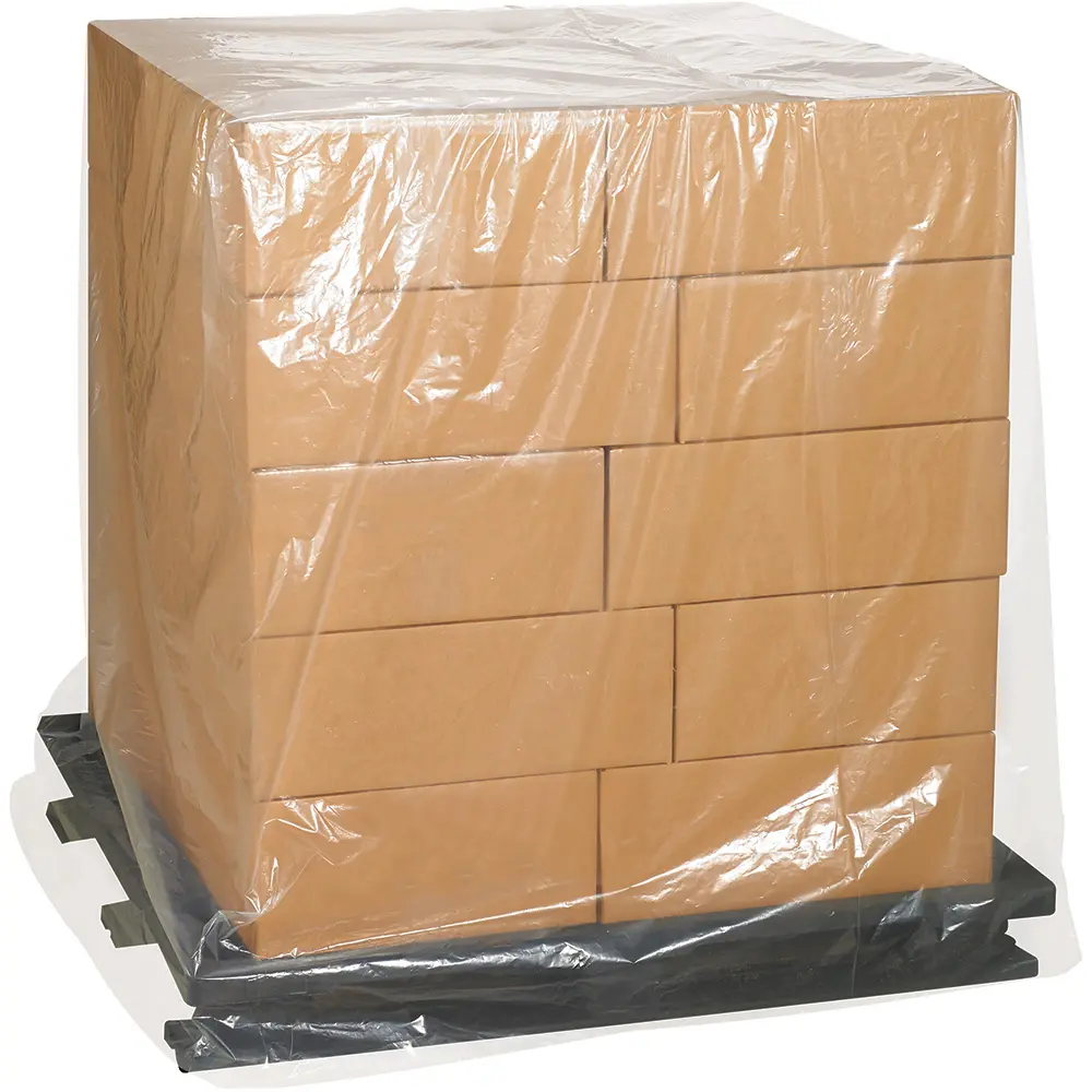 LDPE reusable  transparent pallet bags shrink wrap pallet covers