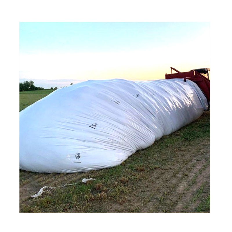 Silo tube silage bag 9 ft sizes sausage casing retort bag agricultural plastic silage film silo bags